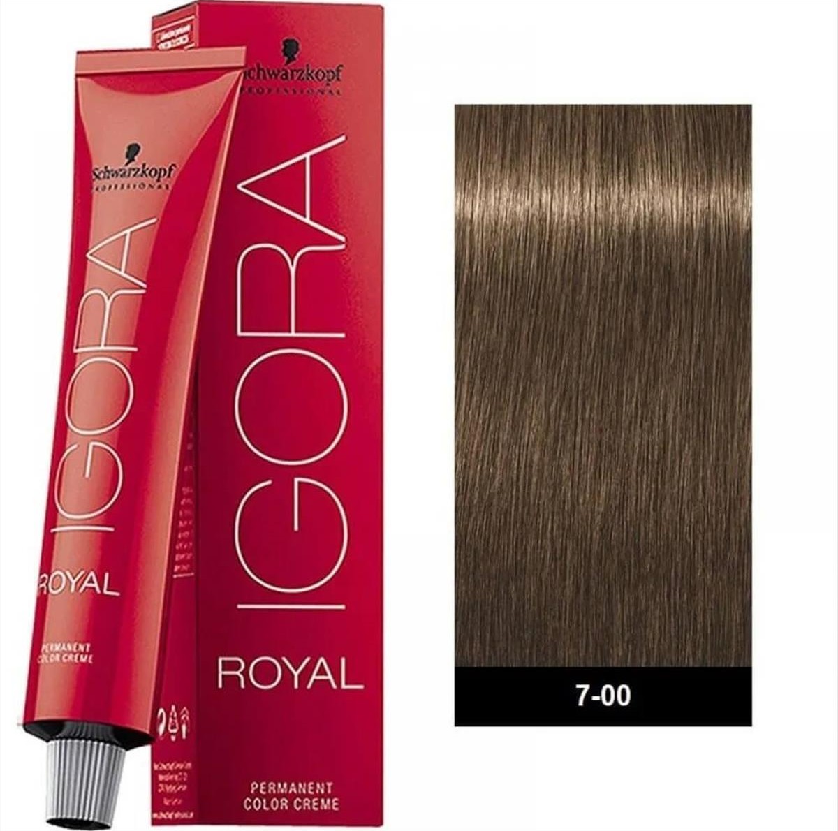 Βαφή Schwarzkopf Igora Royal 7-00 Ξανθό Μεσαίο Εντονο Φυσικό 60ml