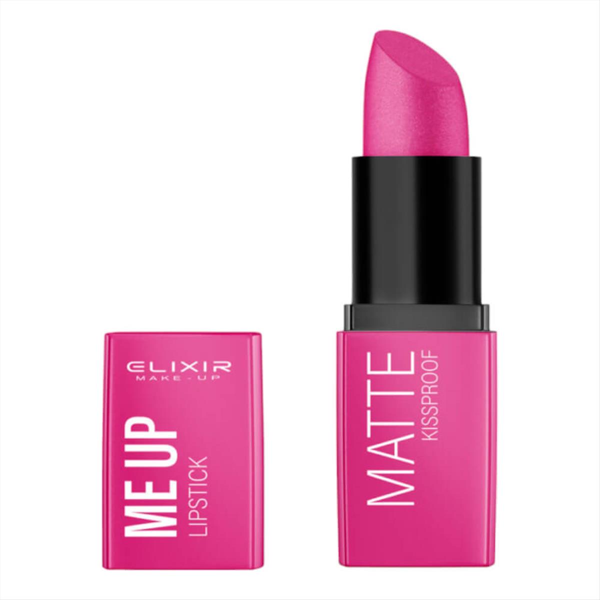 Elixir Kissproof Lipstick Matte Me Up 01 Barbie Fuschia 3g