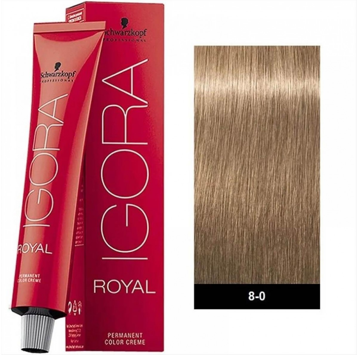 Βαφή Schwarzkopf Igora Royal 8-0 Ξανθό Ανοιχτό 60ml