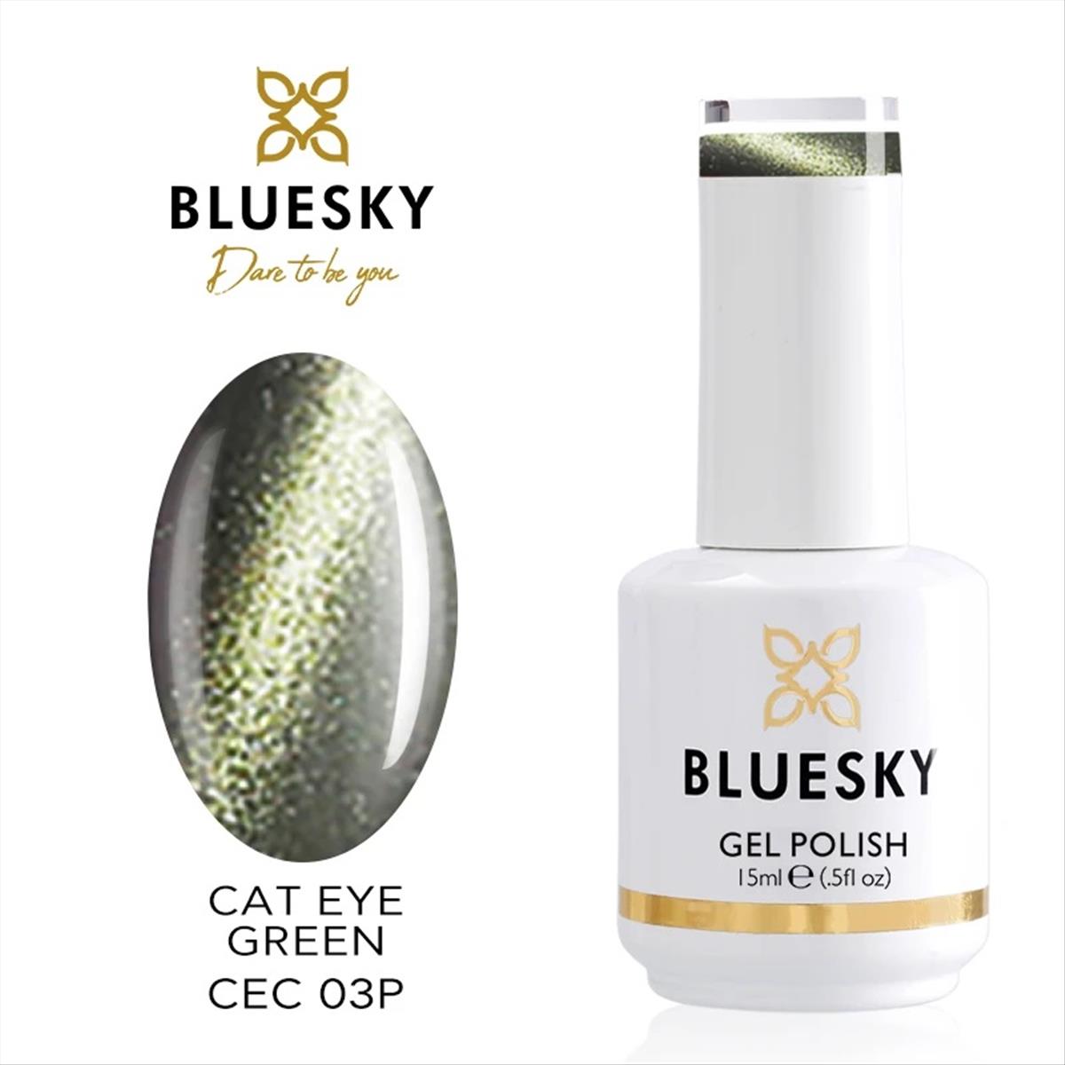 Bluesky Uv Gel Polish Cat Eye Green 03P 15ml