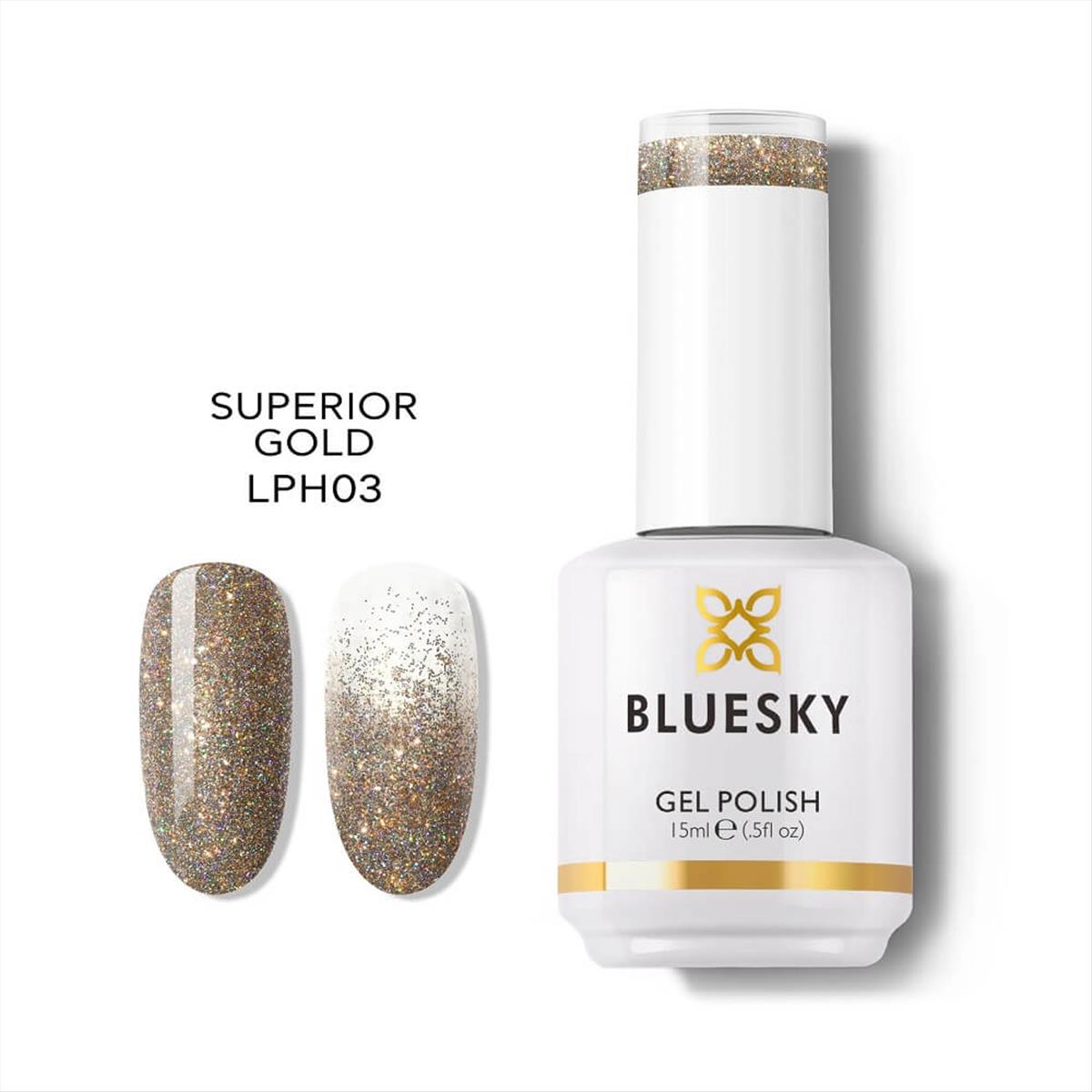 Bluesky Uv Gel Polish LPH03P Superior Gold 15ml