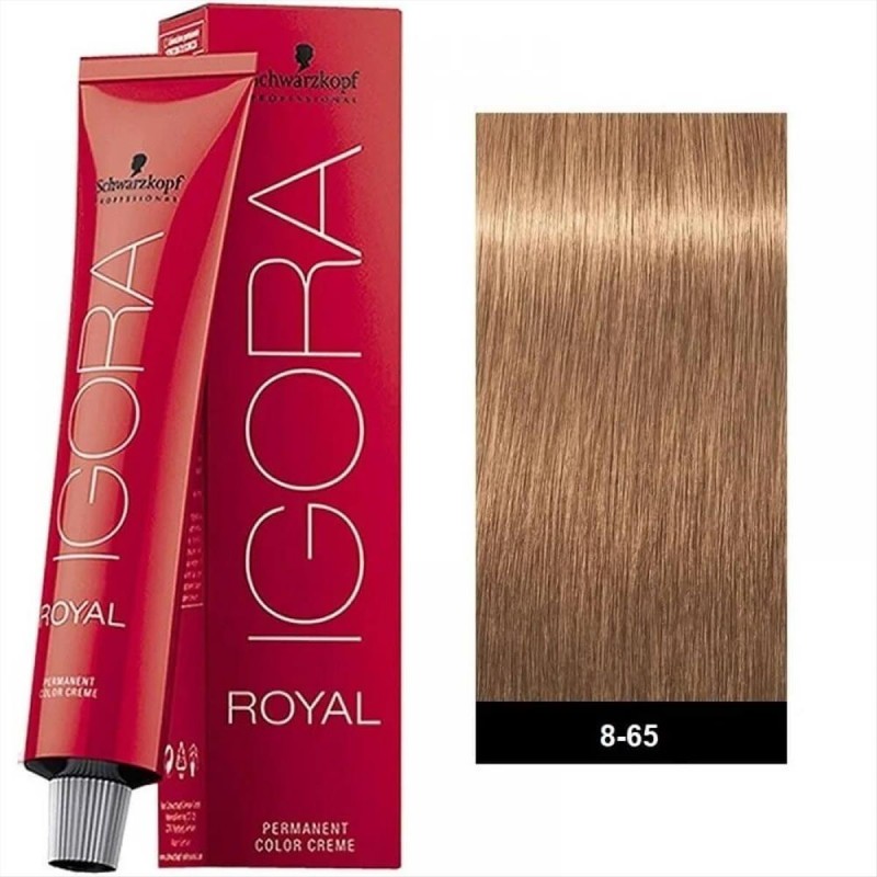 Βαφή Schwarzkopf Igora Royal 8-65 Ξανθό Ανοιχτό Μόκα 60ml