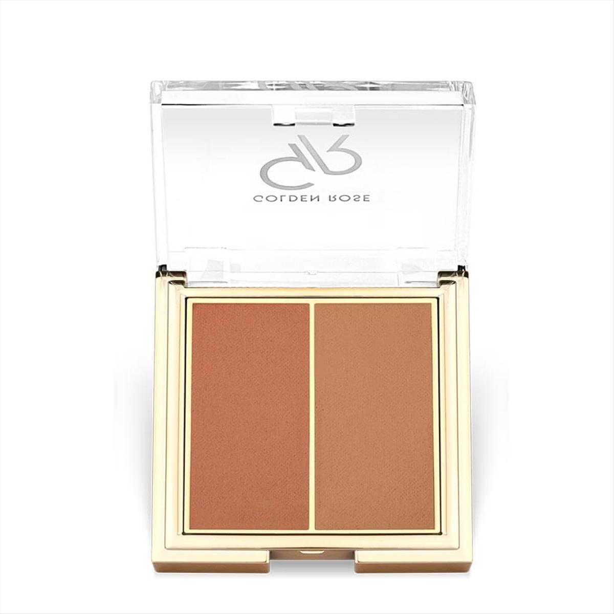 Golden Rose Iconic Blush Duo 03 Rosy Bronze