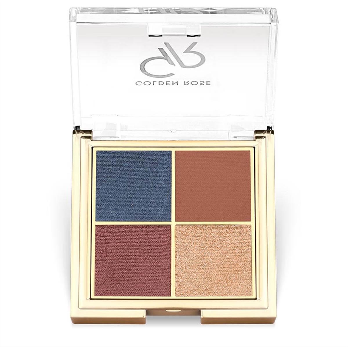 Golden Rose Quattro Eyeshadow Palette 03 Blue Charm