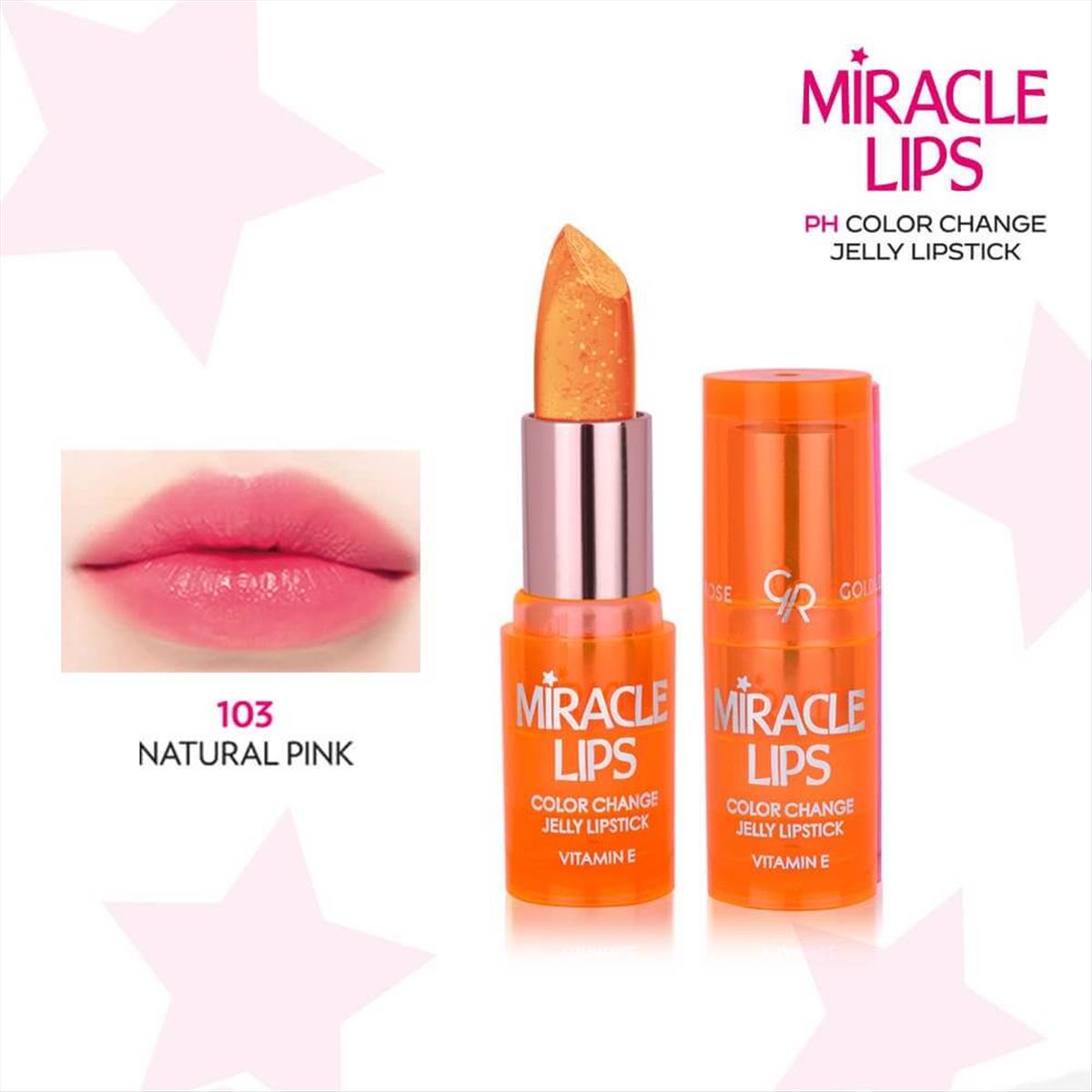 Golden Rose Miracle Lips Color Change Jelly Lipstick 103 3.7g