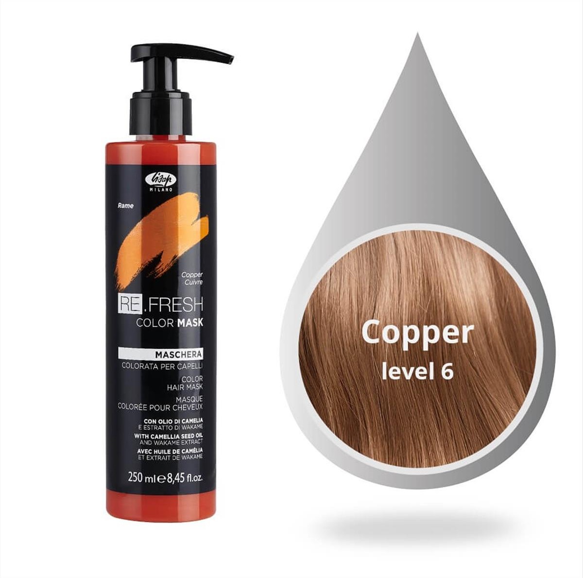 Lisap RE. Fresh Color Mask Copper 250ml