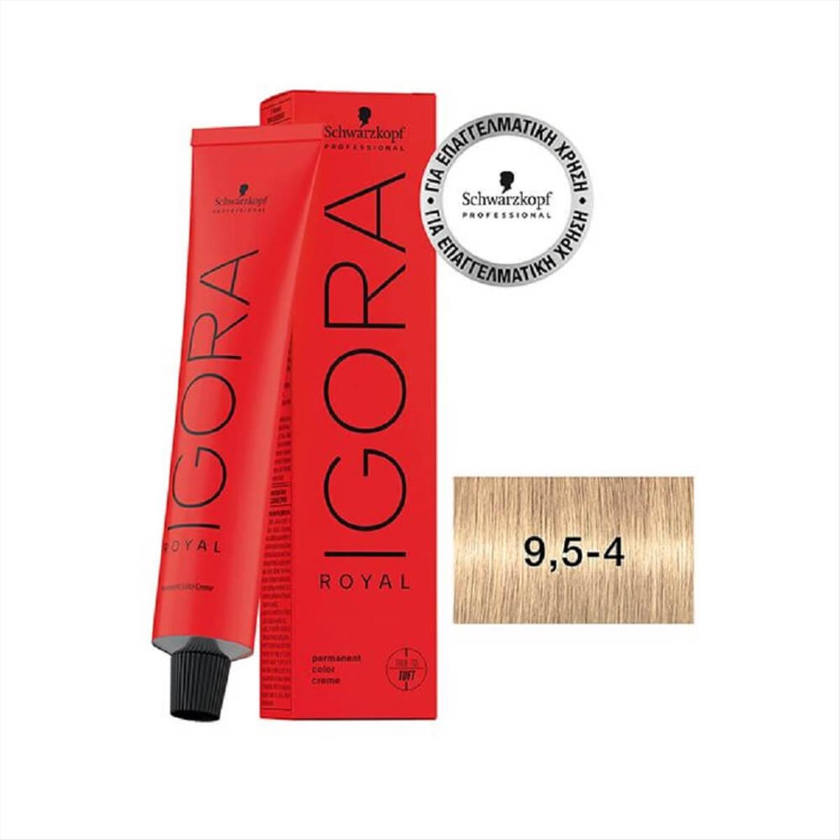 Schwarzkopf Igora Royal 9.5-4 Blonde Ivory Beige 60ml