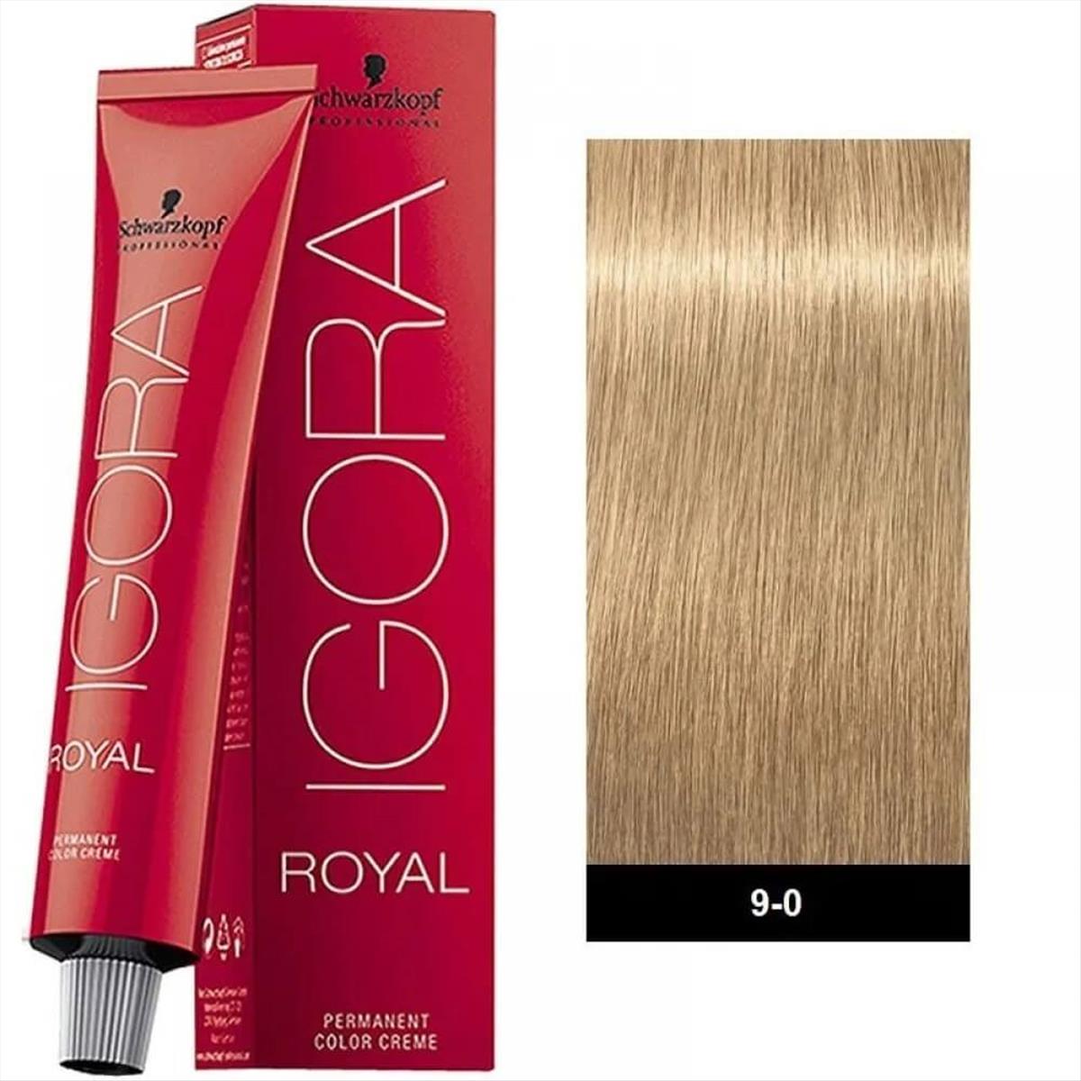 Βαφή Schwarzkopf Igora Royal 9-0 Ξανθό Πολύ Ανοιχτό 60ml