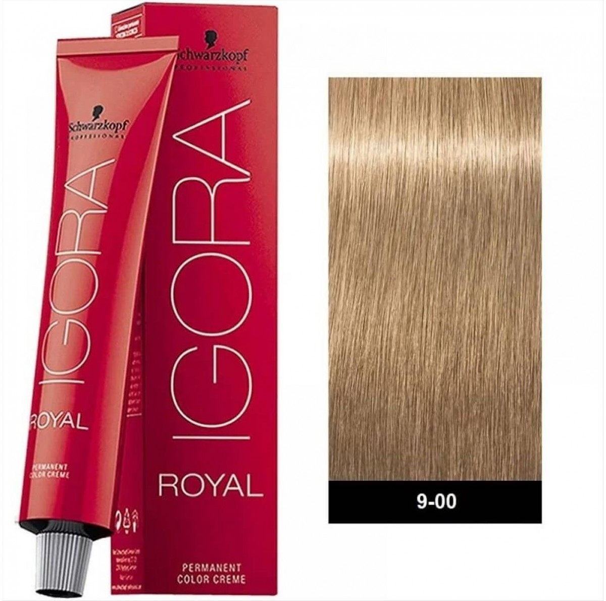 Βαφή Schwarzkopf Igora Royal 9-00 Ξανθό Πολύ Ανοιχτό Έντονο Φυσικό 60ml