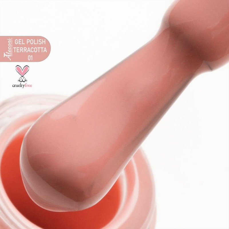 Alezori Ημιμόνιμο Βερνίκι Gel Polish 01 Terracotta 15ml