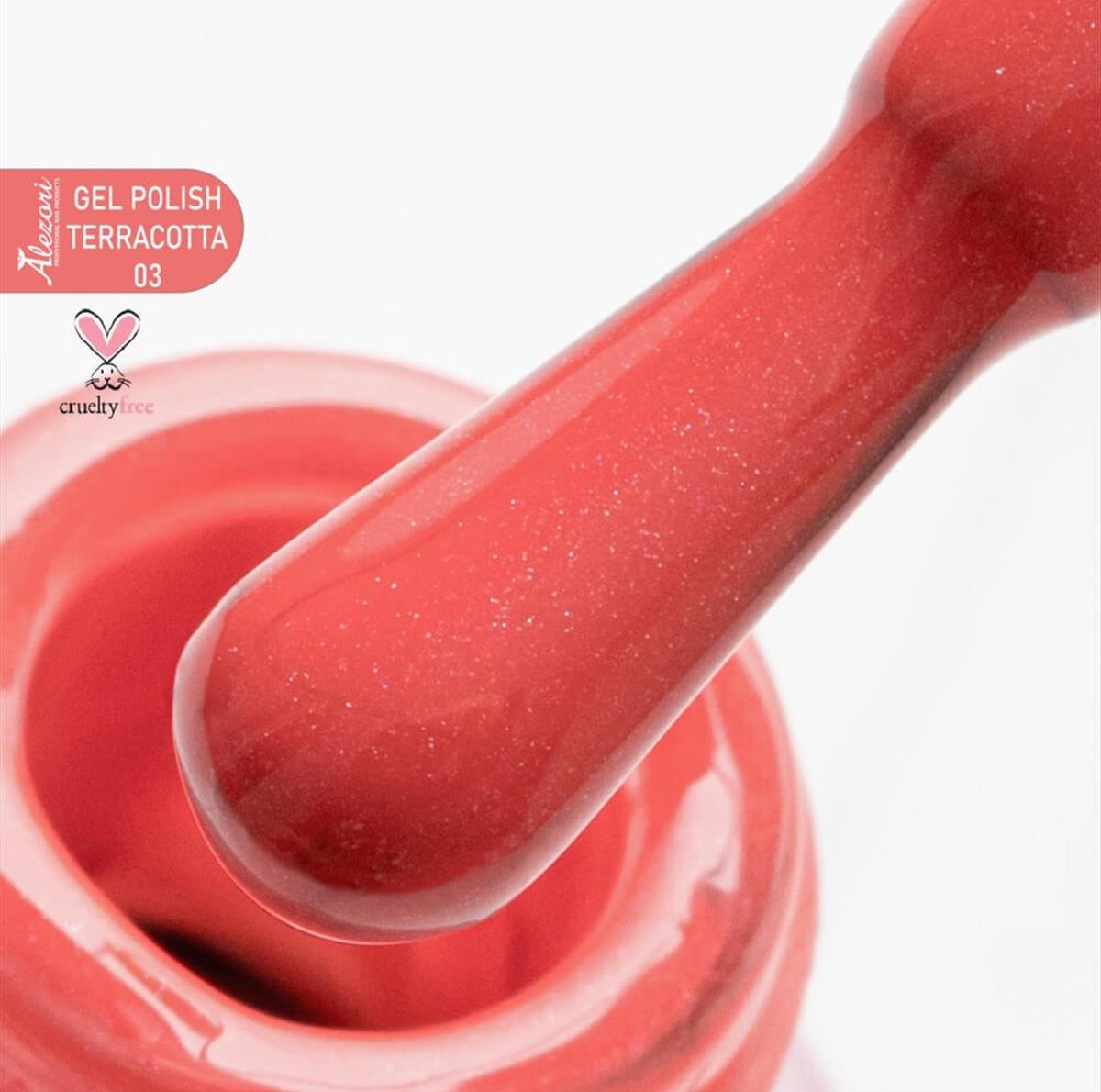 Alezori Semi-Permanent Gel Polish Terracotta 15ml