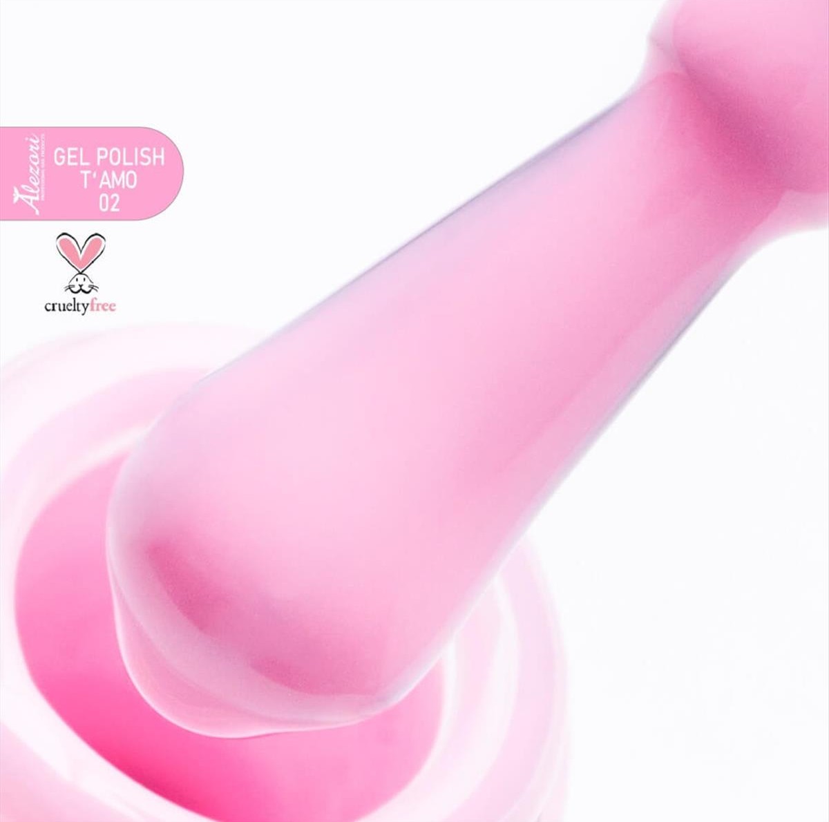 Alezori Ημιμόνιμο Βερνίκι Gel Polish 02 T'amo 15ml