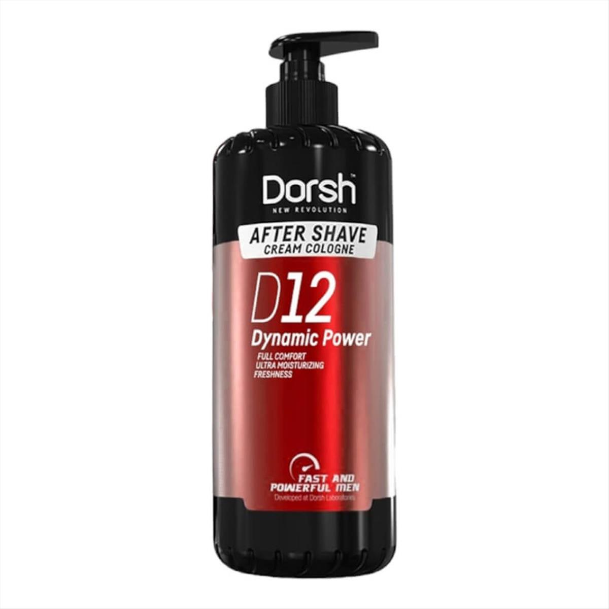 Dorsh After Shave Cream Cologne D12 Dynamic Power 400ml