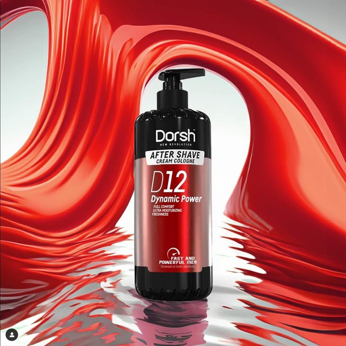 Dorsh After Shave Cream Cologne D12 Dynamic Power 400ml