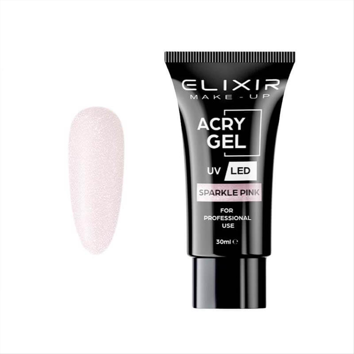 Elixir Acrygel Sparkle Pink 713 30ml