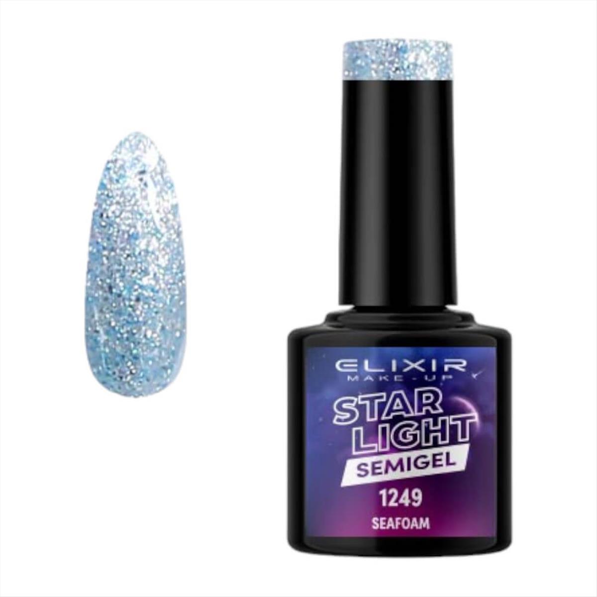 Elixir Semi Gel Uv&Led 1249 Star Light Seafoam 8ml