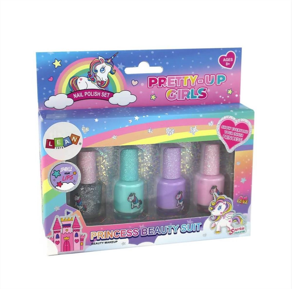 Βερνίκια σετ 4pcs Ouguan Kids Princess Beauty Suit 2618D