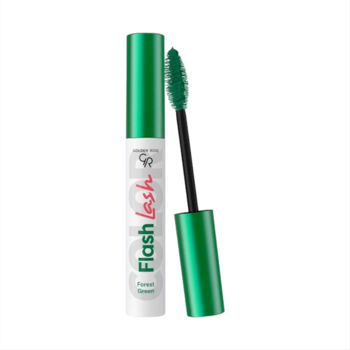 Golden Rose Flash Lash Colored Mascara 02 Forest Green