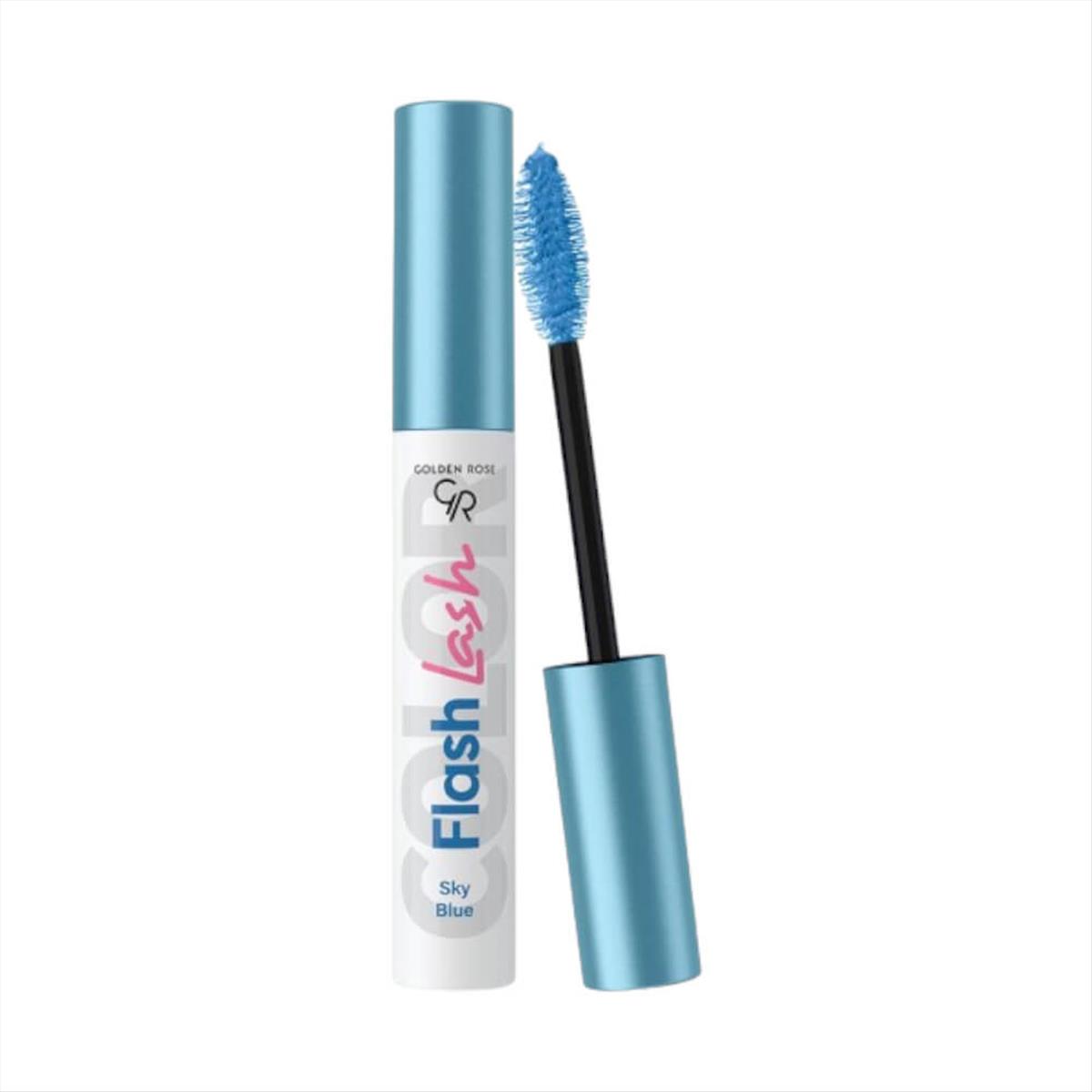 Golden Rose Flash Lash Colored Mascara 03 Sky Blue