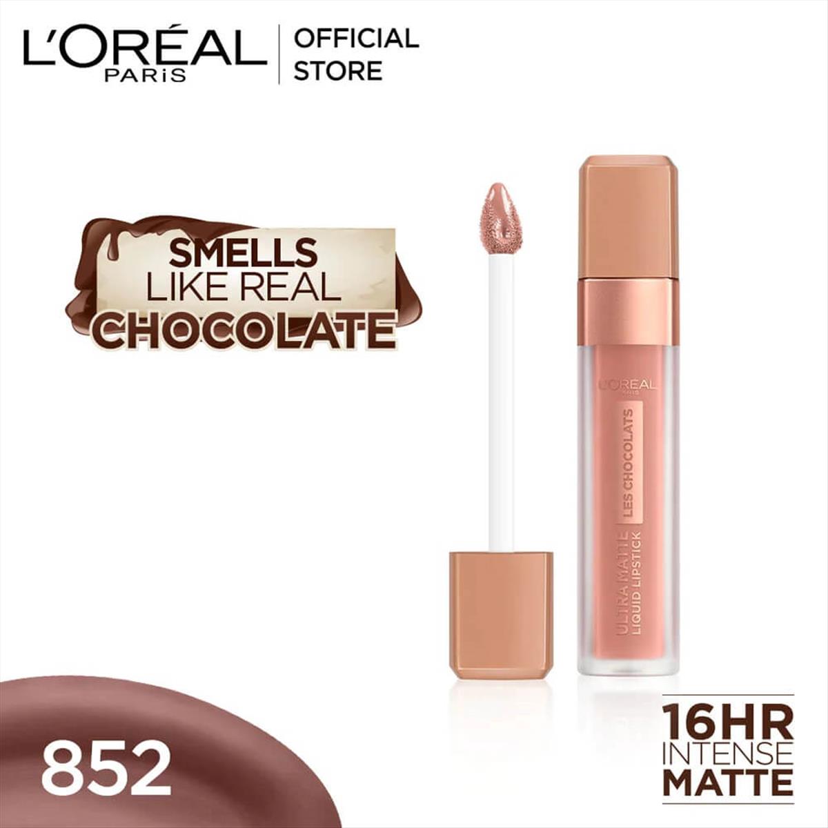 L’Oreal Les Chocolats Ultra Matte Liquid Lipstick 852 Box of Chocolates 7.6ml