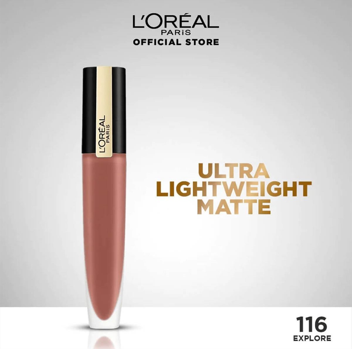 L'Oreal Paris Rouge Signature 116 - I Enjoy Liquid Lip Ink Υγρό Κραγιόν 7ml