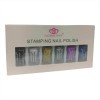 Nail Art Stamping Polish Global Set 6pcs Color