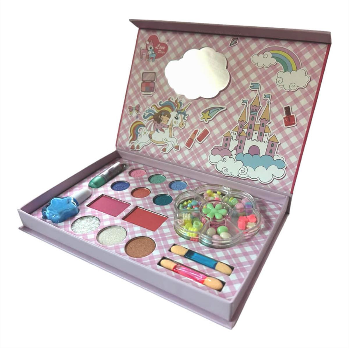 Παιδική Παλέτα Μακιγιάζ Diy Beads 2 in 1 Make Up Series LD6140