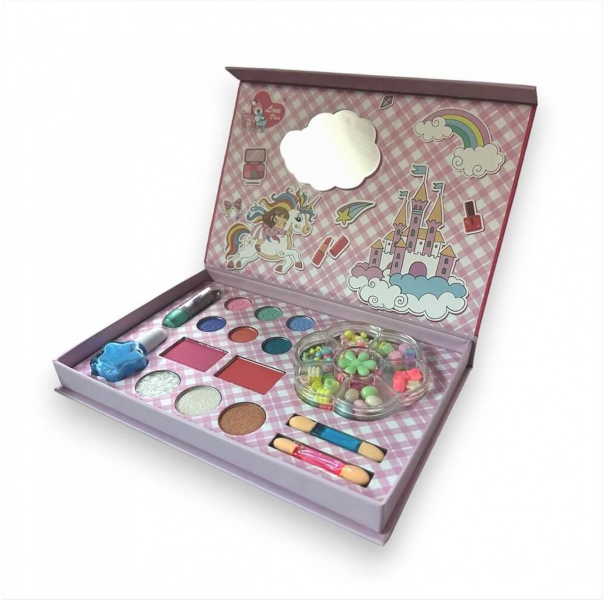 Παιδική Παλέτα Μακιγιάζ Diy Beads 2 in 1 Make Up Series LD6136