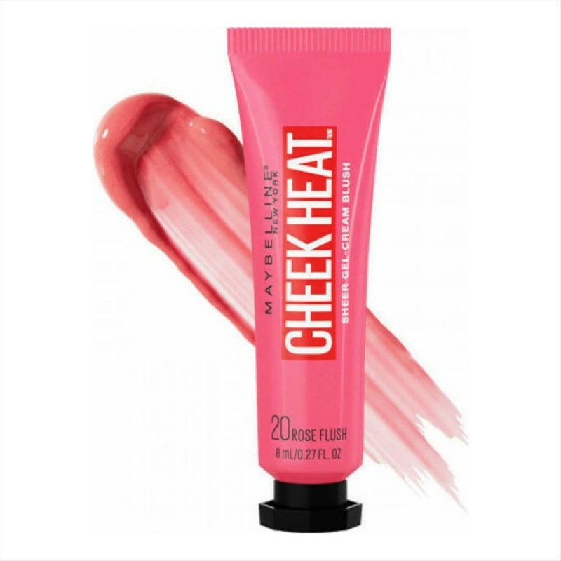 Maybelline Ρούζ Cheek Heat Heer Gel-Cream Blush 20-Rose Flash 10ml