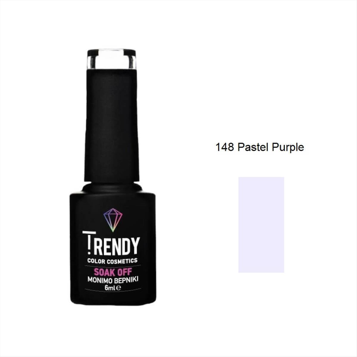 Trendy Soak Off No147 Pastel Purple 6ml