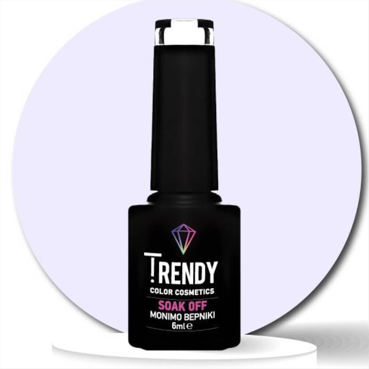 Ημιμόνιμο Βερνίκι Trendy Soak Off No147 Pastel Purple 6ml