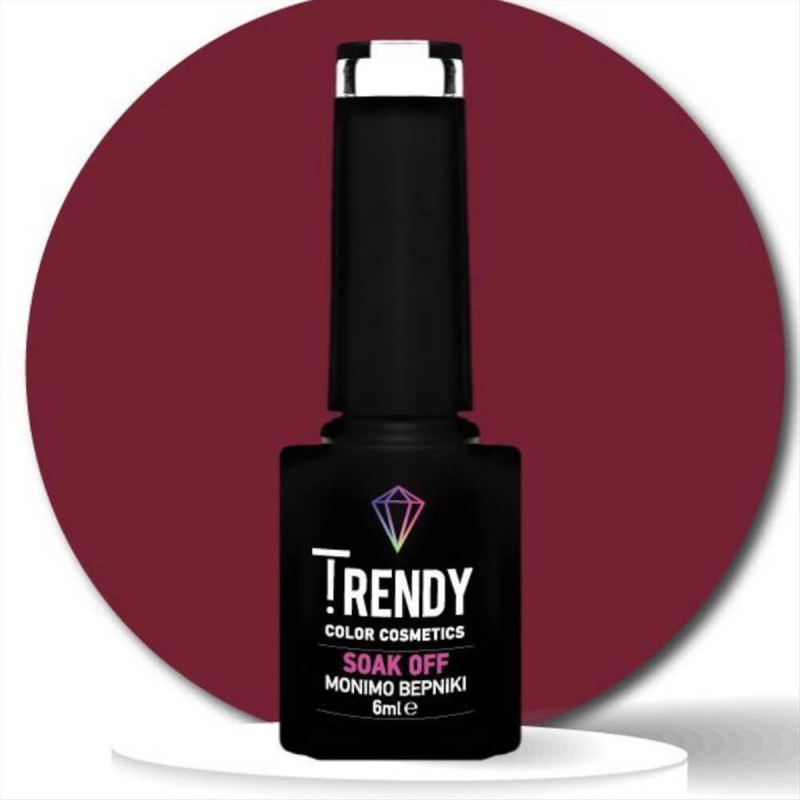 Ημιμόνιμο Βερνίκι Trendy Soak Off No152 Blody Mary 6ml