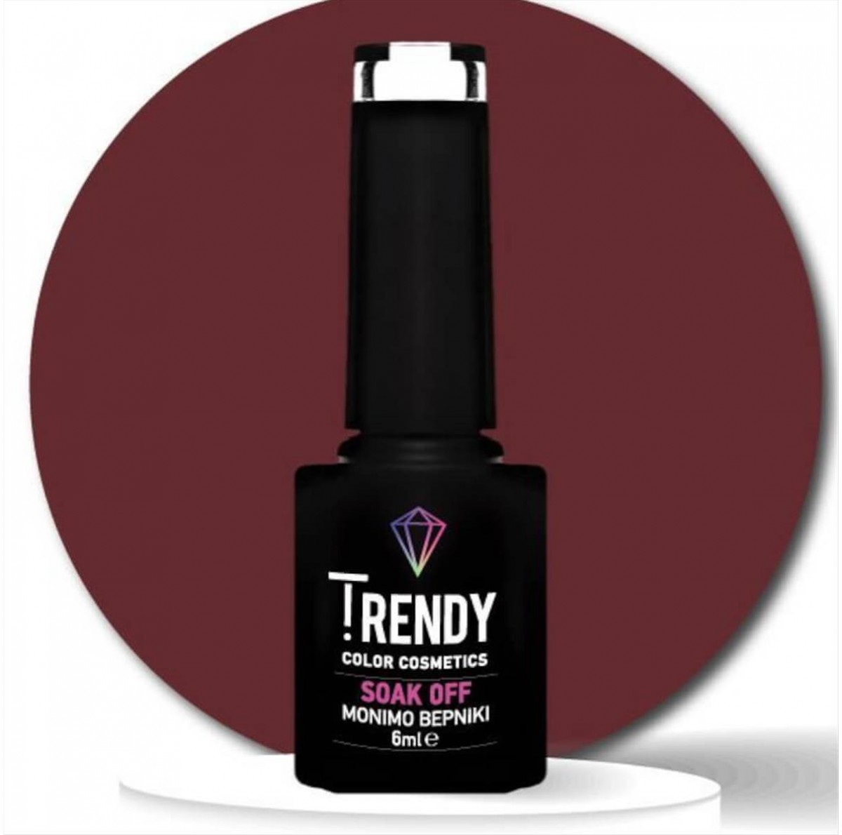 Ημιμόνιμο Βερνίκι Trendy Soak Off No142 Chocolate 6ml