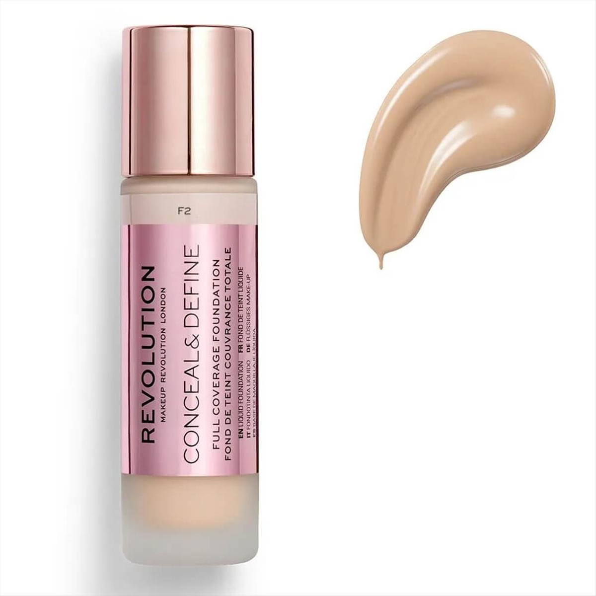 Revolution F2 - Conceal & Define Foundation 23ml