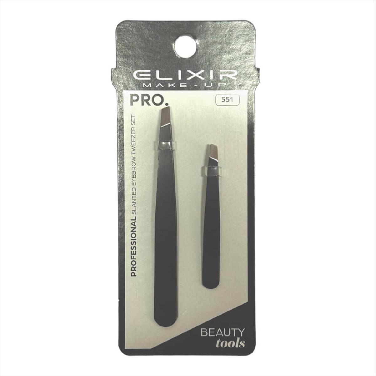 Τριχολαβίδα Elixir Slanted Tweezer Set 551