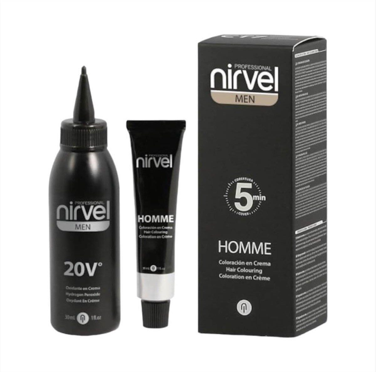 Βαφή μαλλιών ανδρική Nirvel 30ml