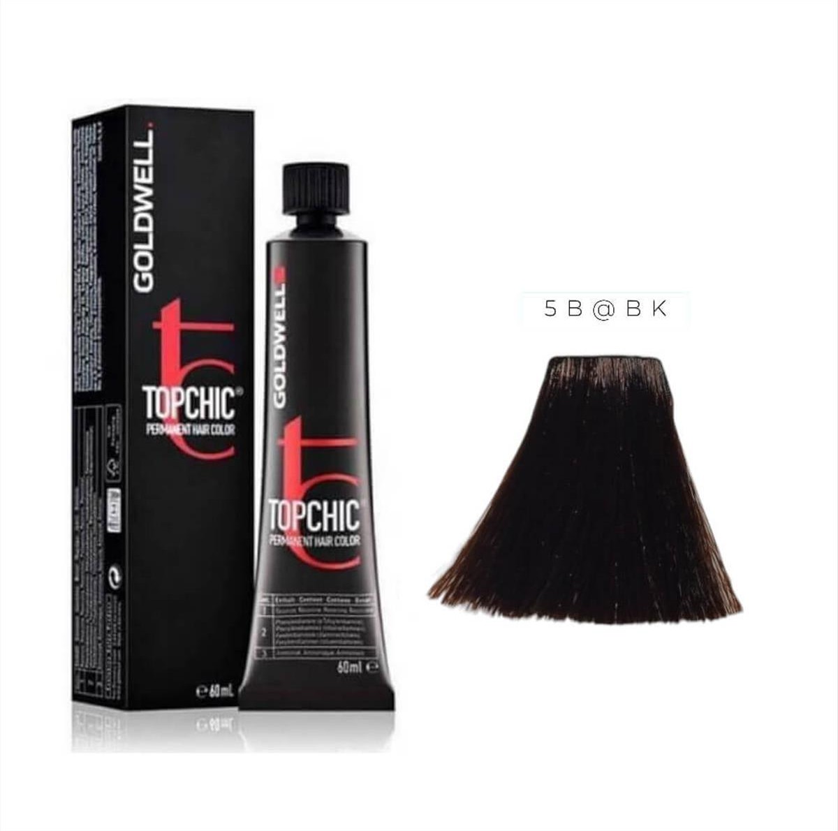 Βαφή Goldwell Topchic Permanent 5B@BK Χάλκινο Βραζιλίας 60ml