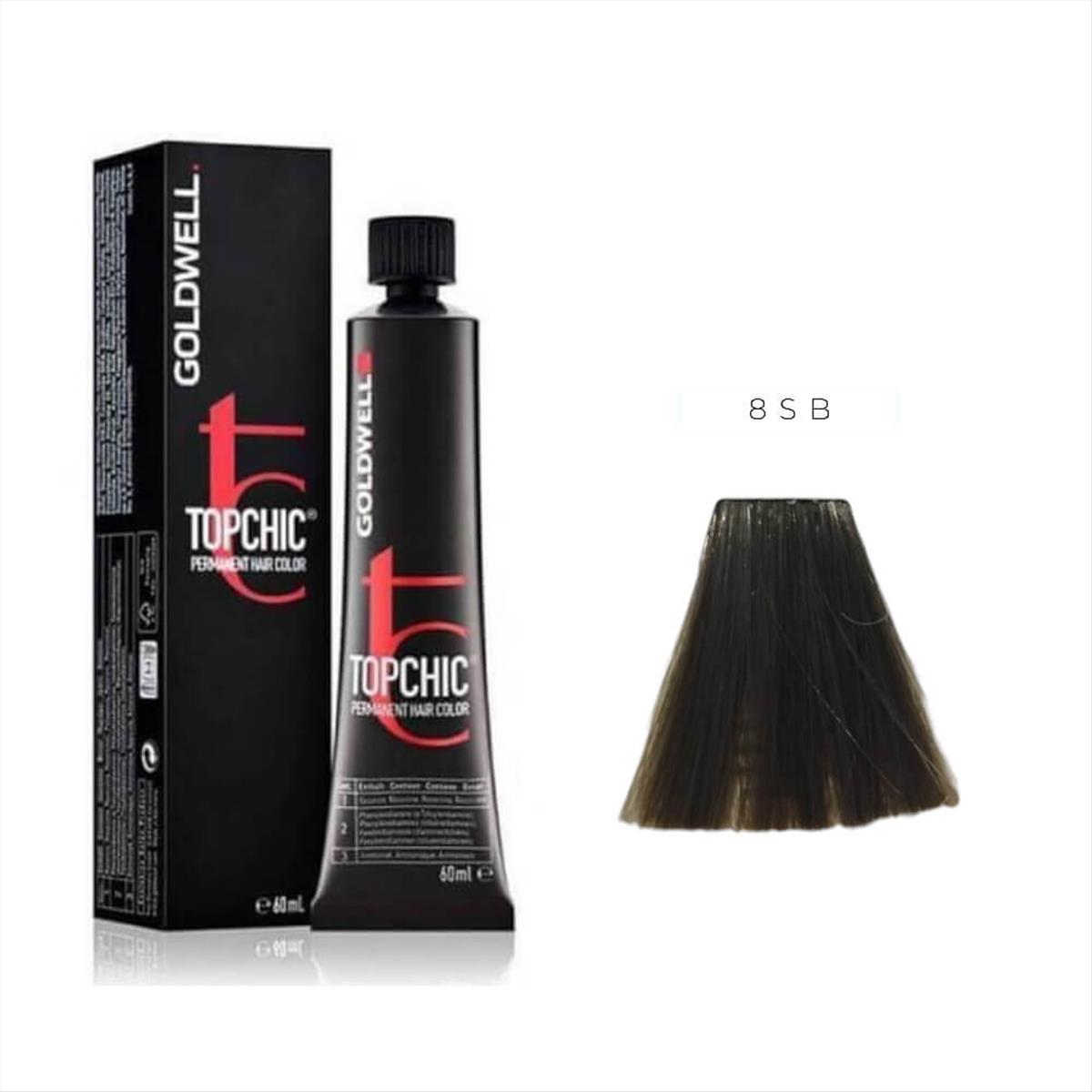 Goldwell Topchic Permanent Hair Color 8SB 60ml