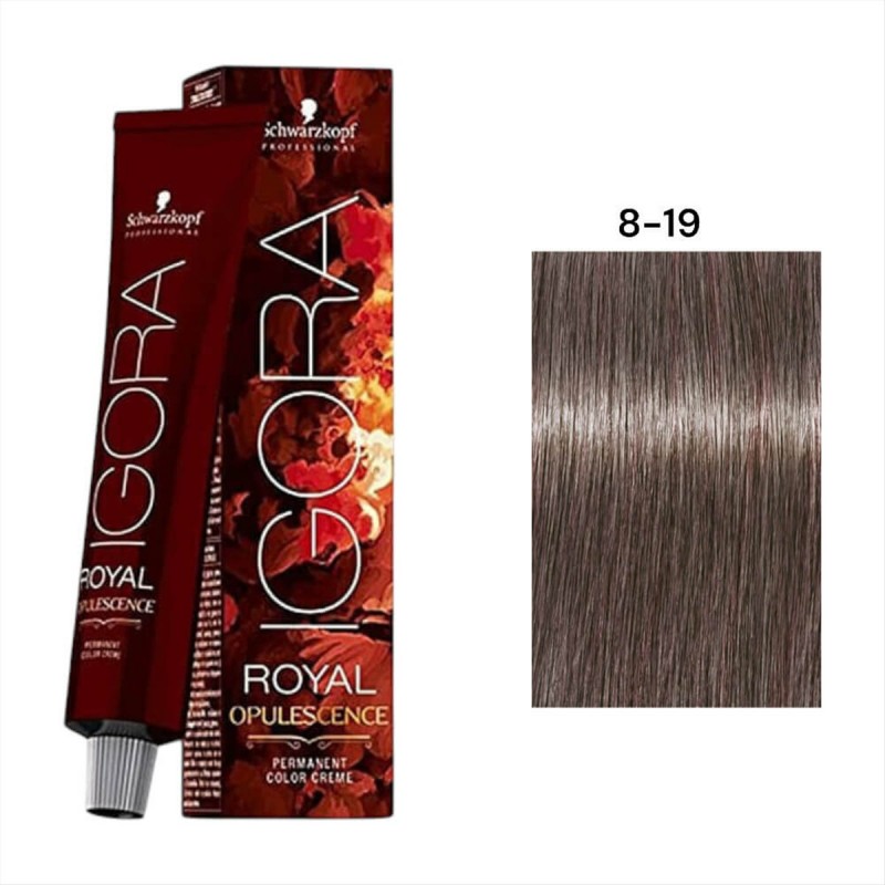 Βαφή Schwarzkopf Igora Royal Opulescence 8-19 Ξανθό Ανοιχτό Σαντρέ Βιολέ 60ml