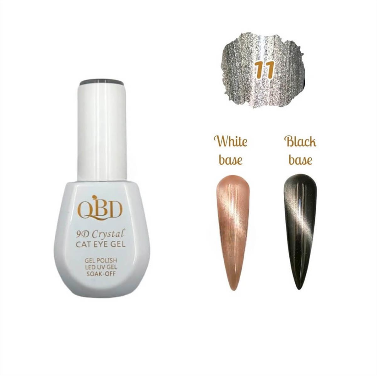 QBD 9D Crystal Cat Eye Gel Polish 011 - 15ml