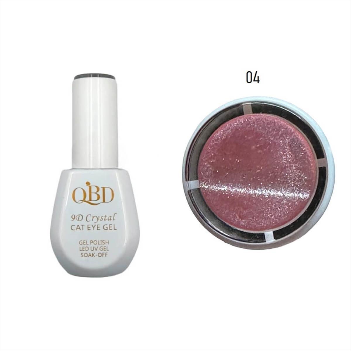 QBD 9D Crystal Cat Eye Gel Polish 004 - 15ml