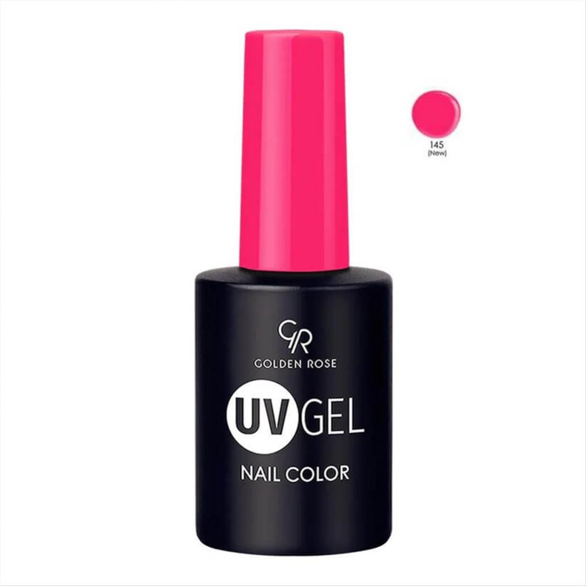 Hμιμόνιμο Bερνίκι UV GEL Nail Color Golden Rose 145 -10.2ml