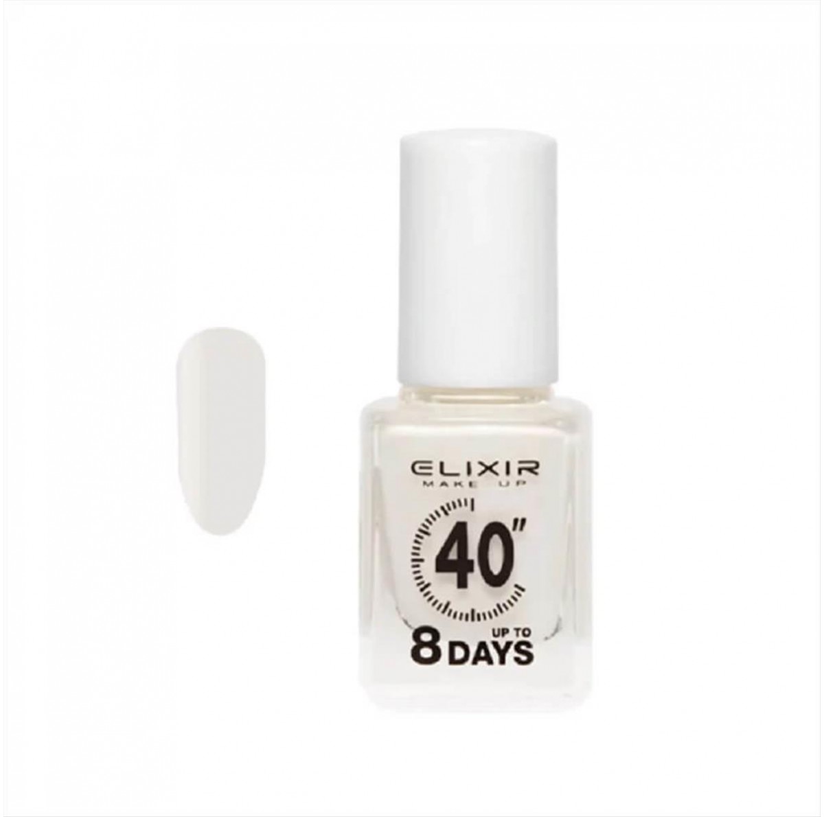 Elixir Nail Polish 40″ & Up to 8 Days 392 Mettalic White