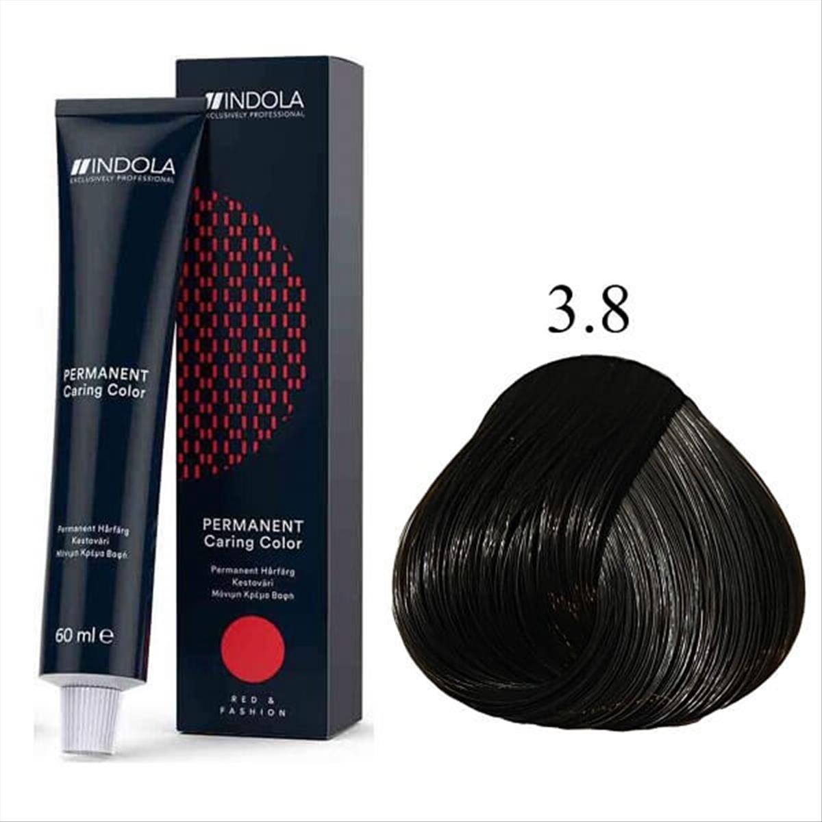 Hair  Color Indola Νο3.8 60 ml