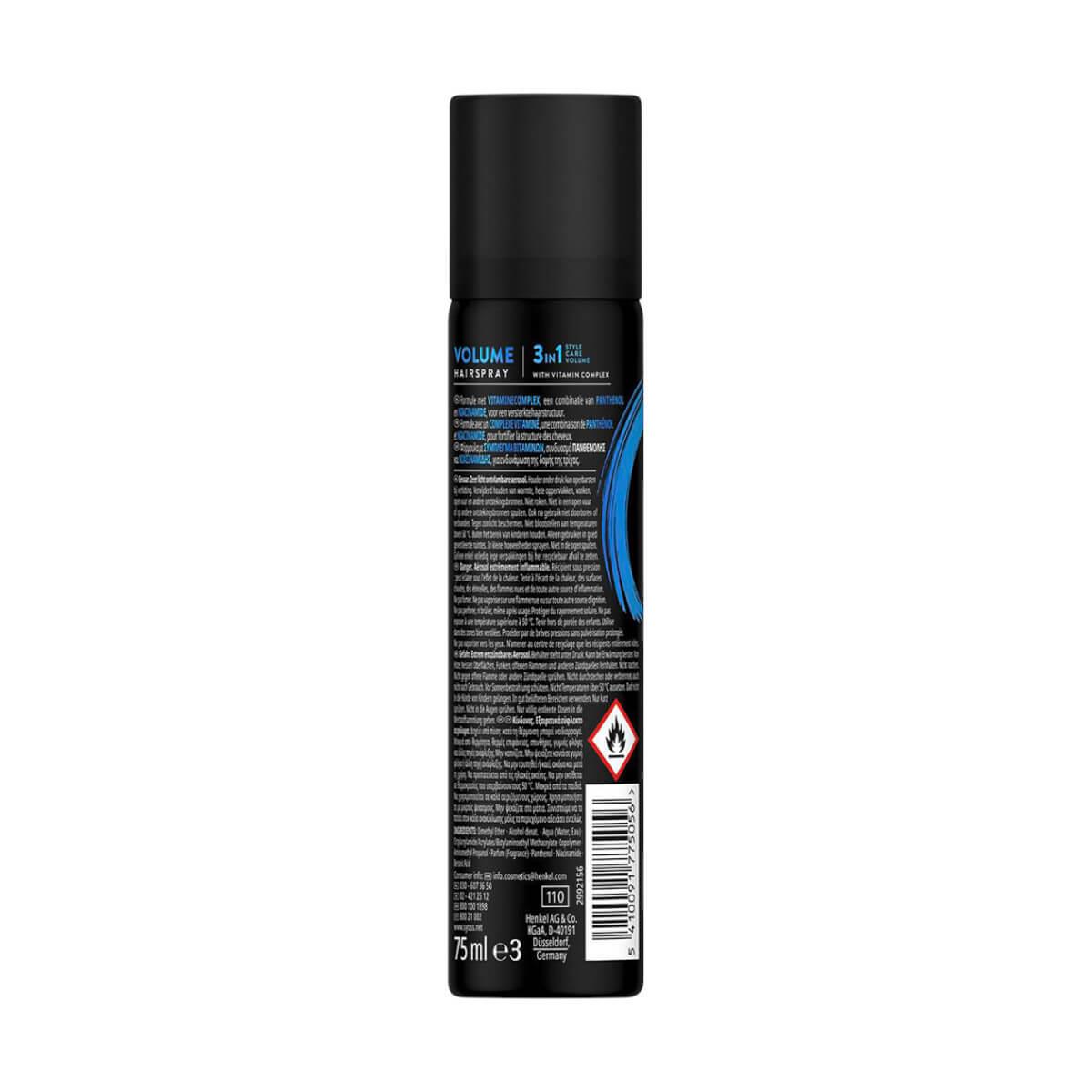 Hairspray volume 75ml Syoss