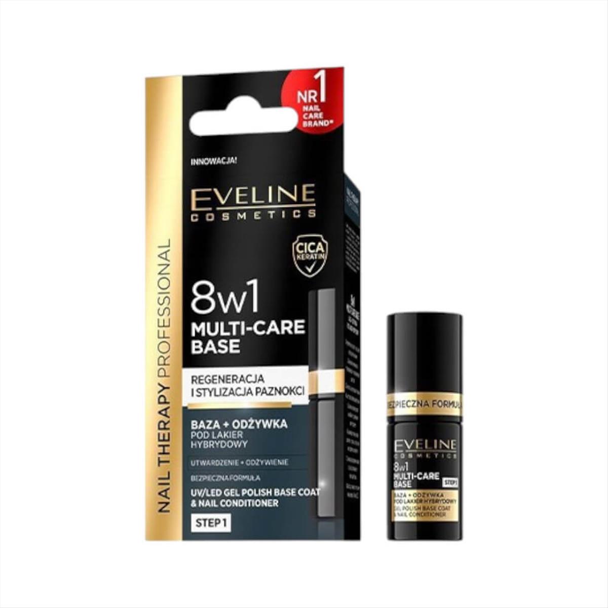 Eveline θεραπεία Νυχιών 8w1 Multi-Care Base 5ml