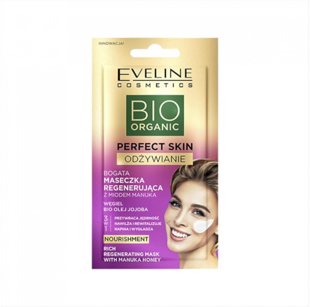 Eveline Mask Bio Organic Perfect Skin Manuka Honey 8ml