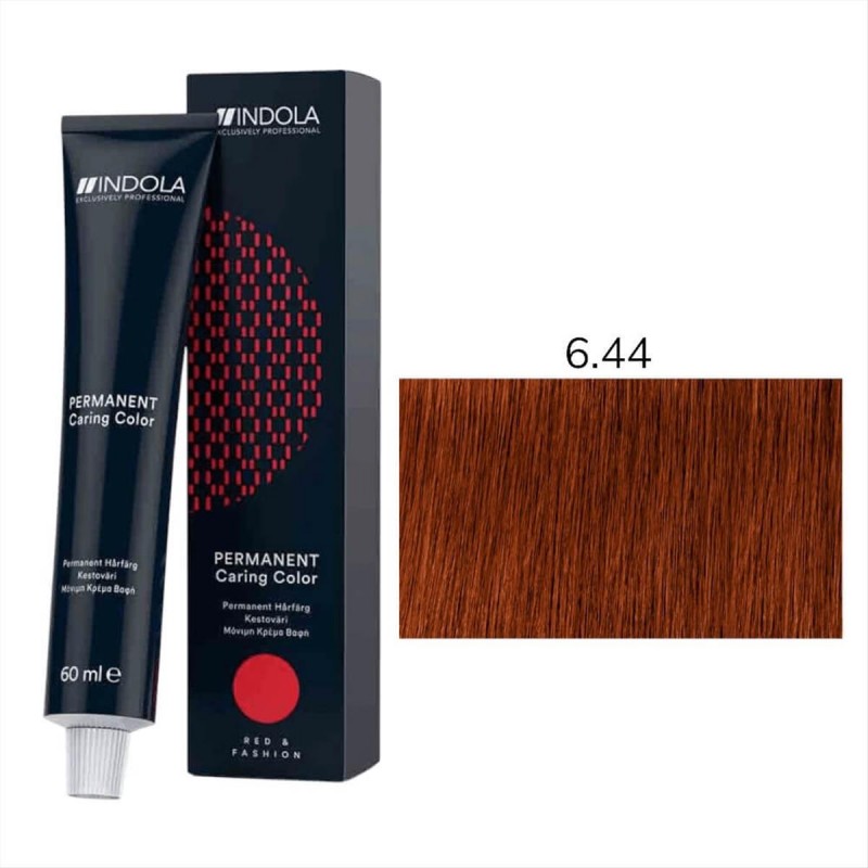 Hair  Color Indola Νο6.44 60 ml