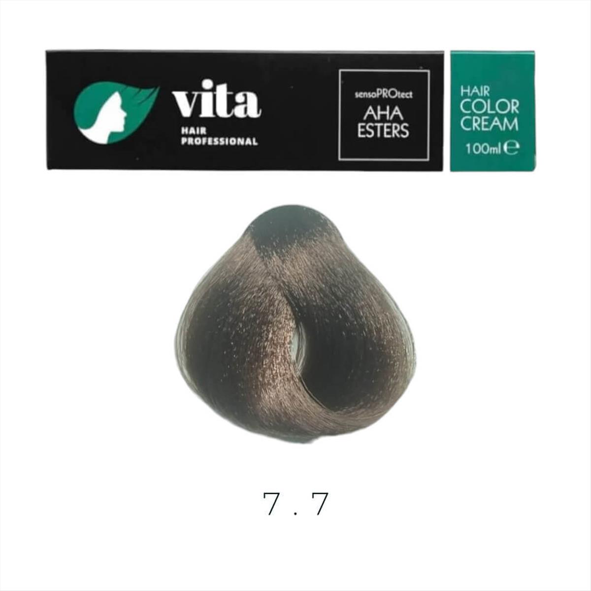 Vita Hair Dye Color Brown No 7.7 - 100 ml