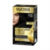 Syoss Oleo Intense Hair Color Kit 1-10 Intense Black 50ml